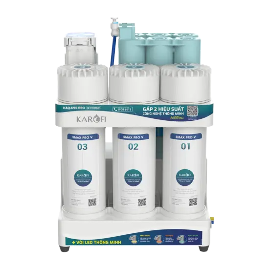 Máy lọc nước Karofi KAQ-U95 PRO 10 cấp lọc