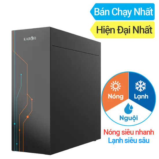 Máy chuyển đổi NÓNG - LẠNH lắp gầm Karofi KAO-T90- 3 chế độ nước MẪU MỚI 2026