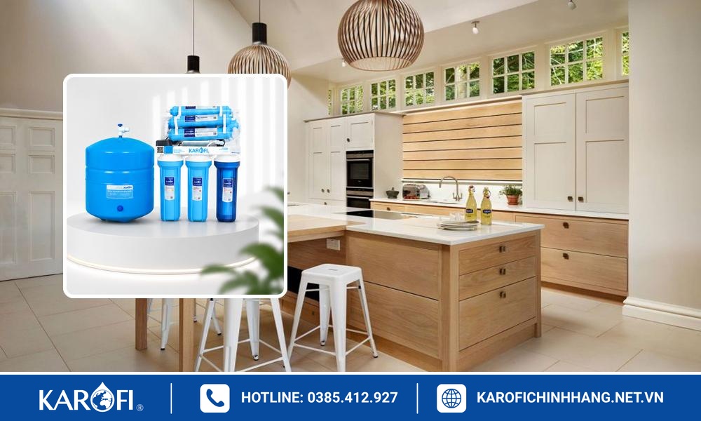 Cách xử lý rò rỉ nước ở máy lọc nước Karofi âm tủ bếp