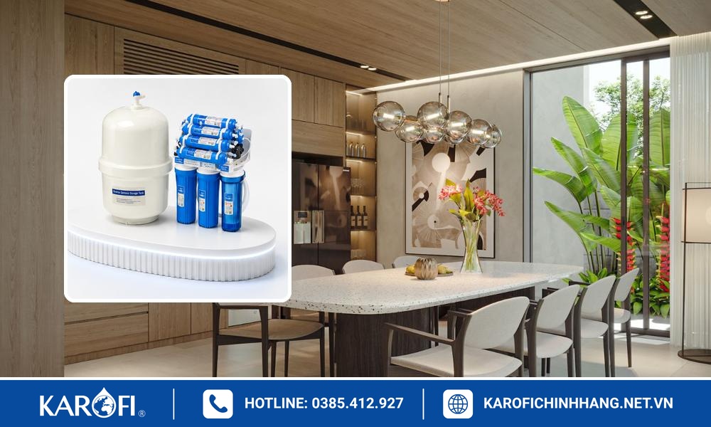 Lưu ý về áp lực nước đầu vào khi lắp Karofi để gầm