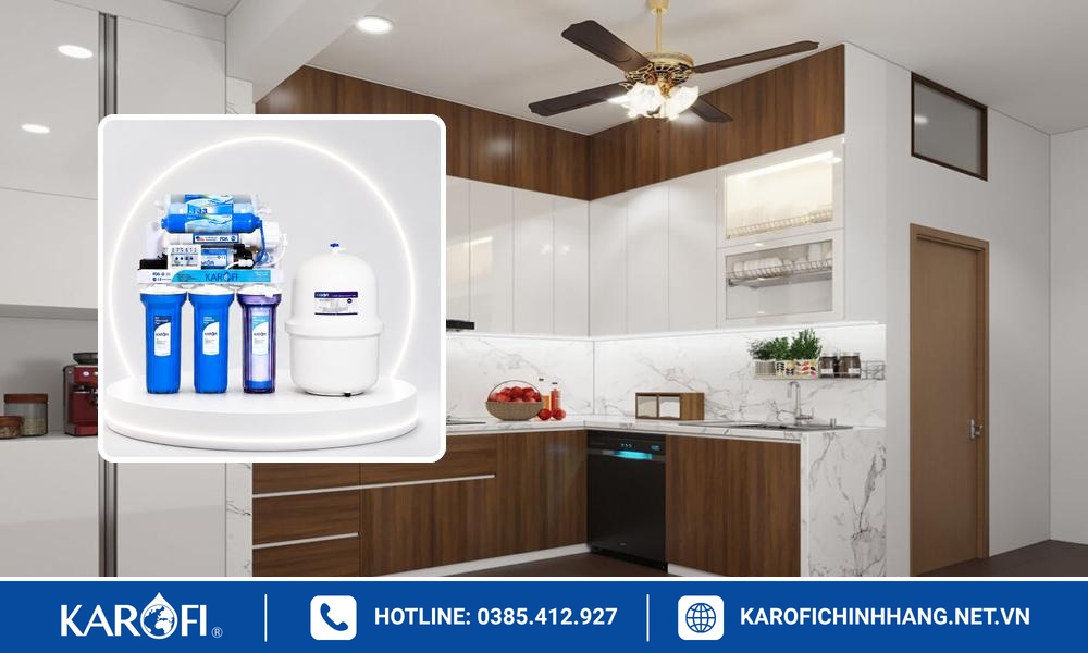 Lưu ý về áp lực nước đầu vào khi lắp Karofi để gầm