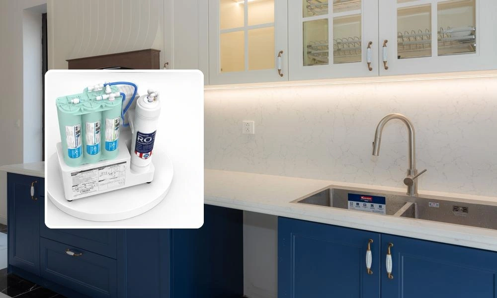So sánh lọc RO và Nano/UF trên máy lọc Karofi để gầm