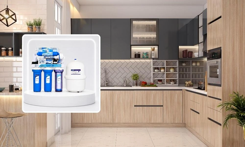 Máy Karofi âm tủ lọc nước cứng, nhiễm cặn vôi tốt không?